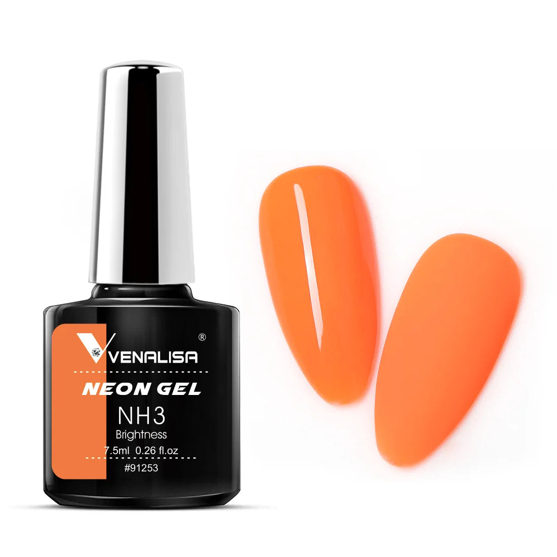 Venalisa Neon Gel-Lack 7,5 ml – UV/LED – Leuchtende Sommerfarben