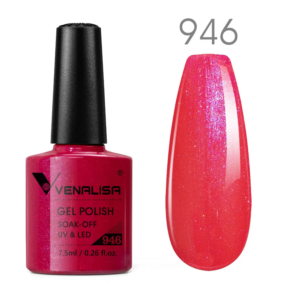 Venalisa Gel Nagellack Set – Herbstfarben, 12er-Box "Sunshine Kiss" 2.