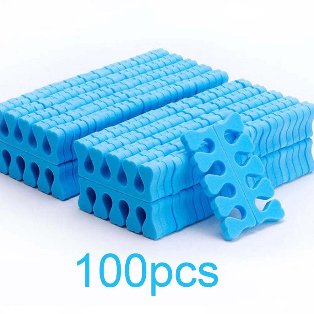 50/100 Stück Zehentrenner – Weiche Schwamm-Pads für Pediküre & Maniküre