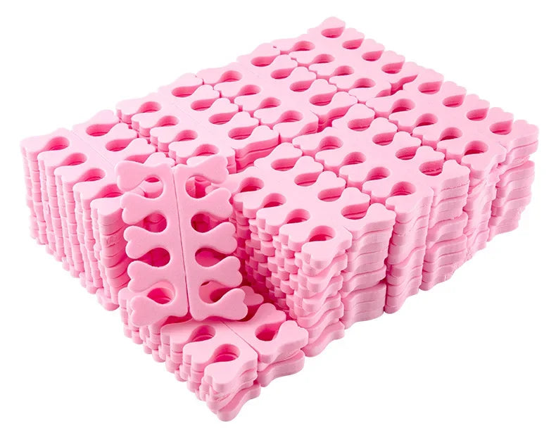 100/200 Stück Zehentrenner – Weiche Schwamm-Pads für Pediküre & Maniküre