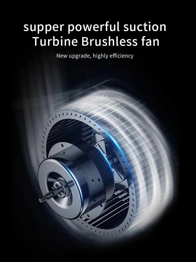 120 W Turbine Brushless Nagelstaubabsaugung – Profi Nail Dust Collector mit starker Saugkraft & herausnehmbarem Filter