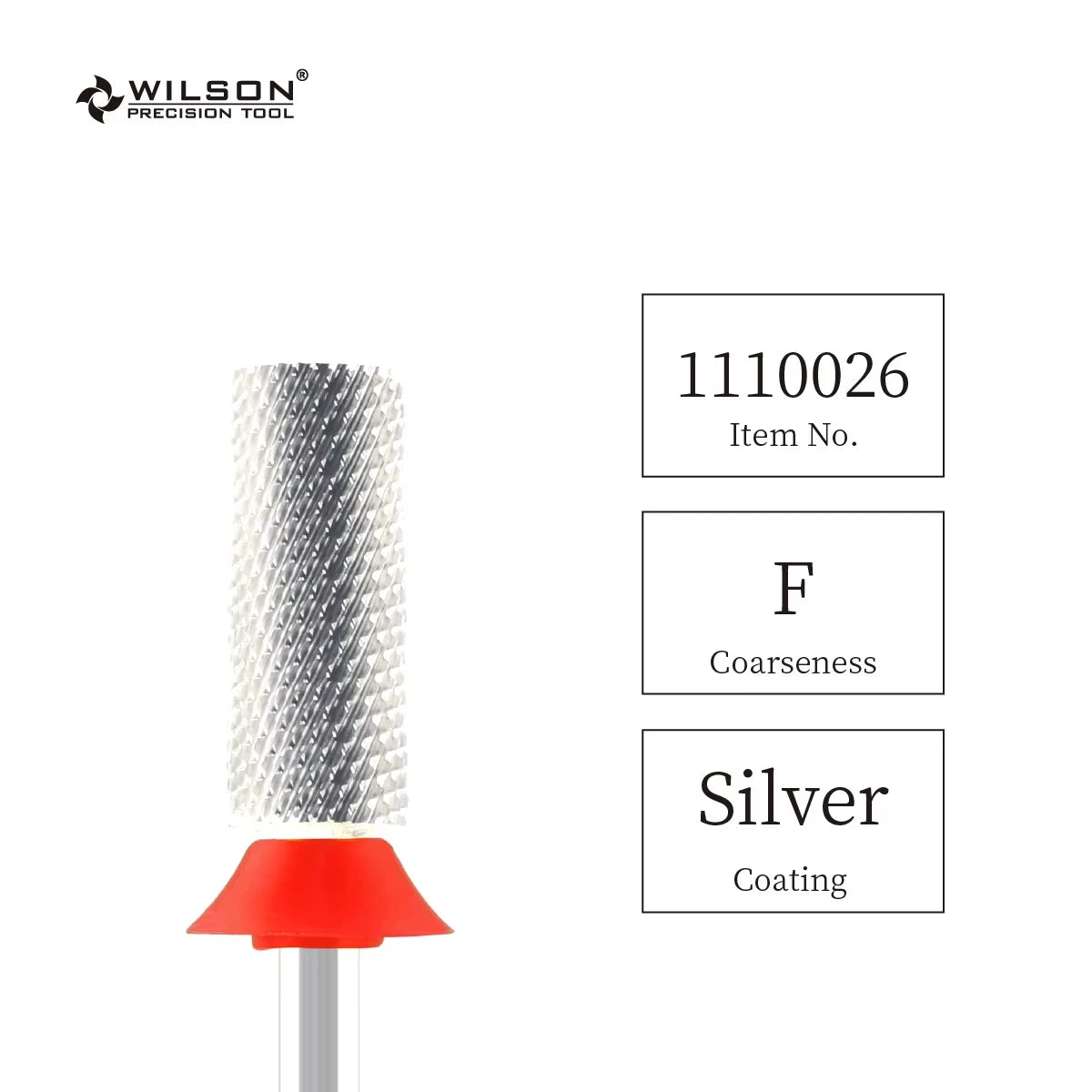 WILSON Karbid-Fräser Small Barrel – Gelentfernung & Maniküre, Ø 5,3 mm