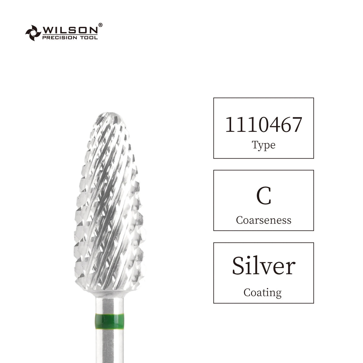 WILSON Flammenfräser – Upgrade Bit für elektrische Maniküre (Ø 6 mm)