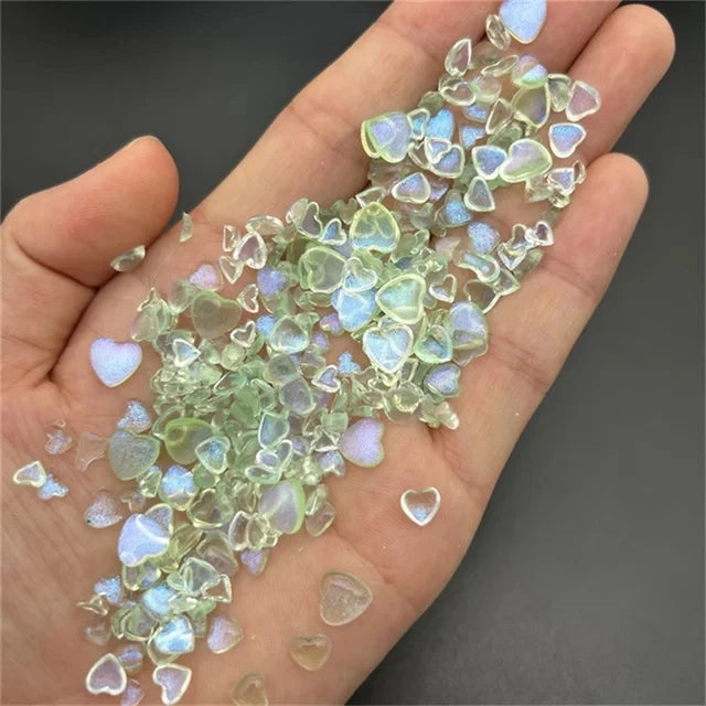 3D Nail Charms „Camellia“ – 20x Rosa Resin-Blumen für Aurora-Design