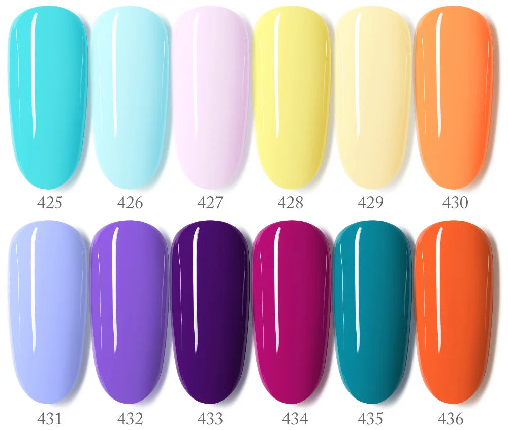 Venalisa Gel Nagellack Set – Herbstfarben, 12er-Box "Sunshine Kiss" 2.