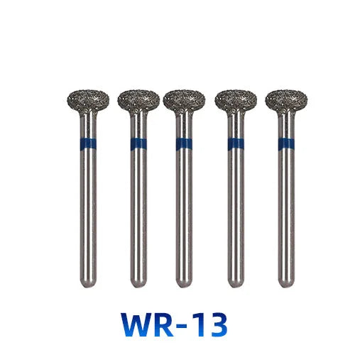 AZDENT Dental Diamantbohrer – 5 Stück, FG 1.6 mm, Medium für Turbine/High-Speed-Handstück 2