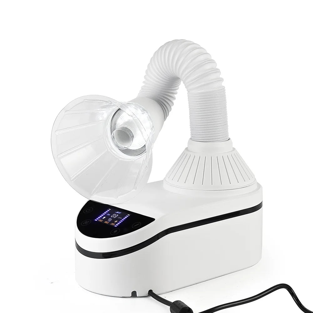 Nail Dust Collector mit flexiblem Schlauch – Profi Staubabsaugung für Maniküre, 320 W, Touchscreen