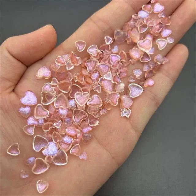 3D Nail Charms „Camellia“ – 20x Rosa Resin-Blumen für Aurora-Design