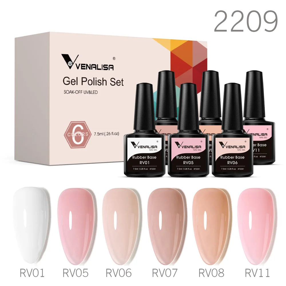Venalisa Gel Nagellack Set – Herbstfarben, 12er-Box "Sunshine Kiss" 1.