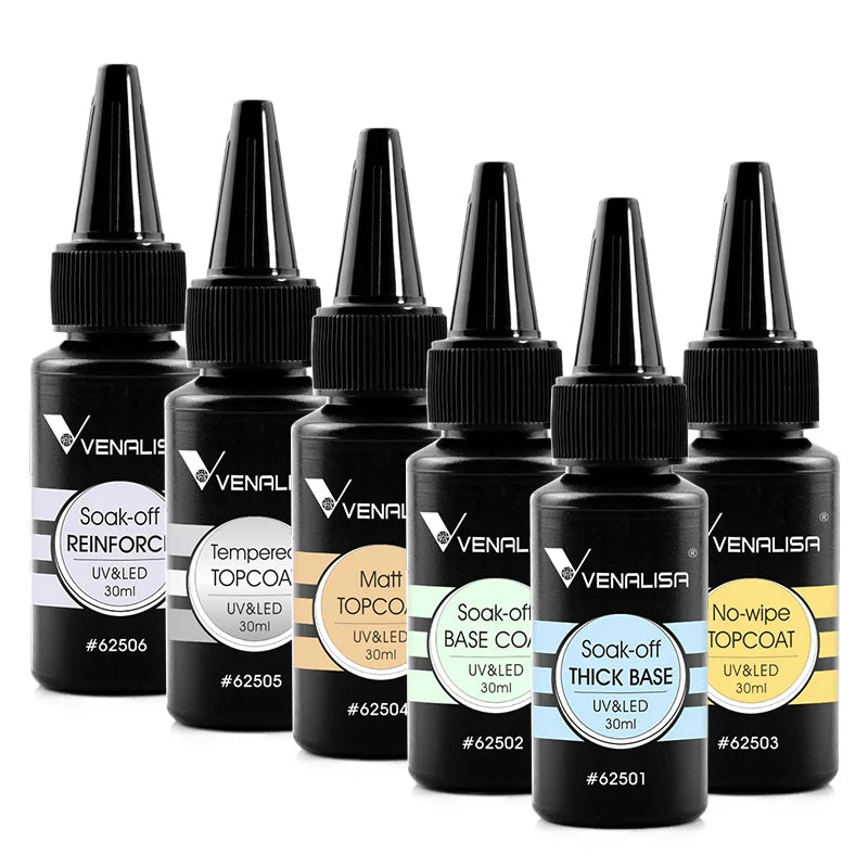 Venalisa Base & Top Coats – Nachfüllgrößen 30ml/225g