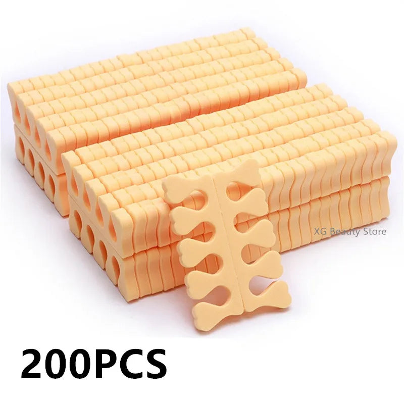 100/200/500 Stück Zehentrenner – Weiche Schwamm-Pads für Pediküre & Maniküre