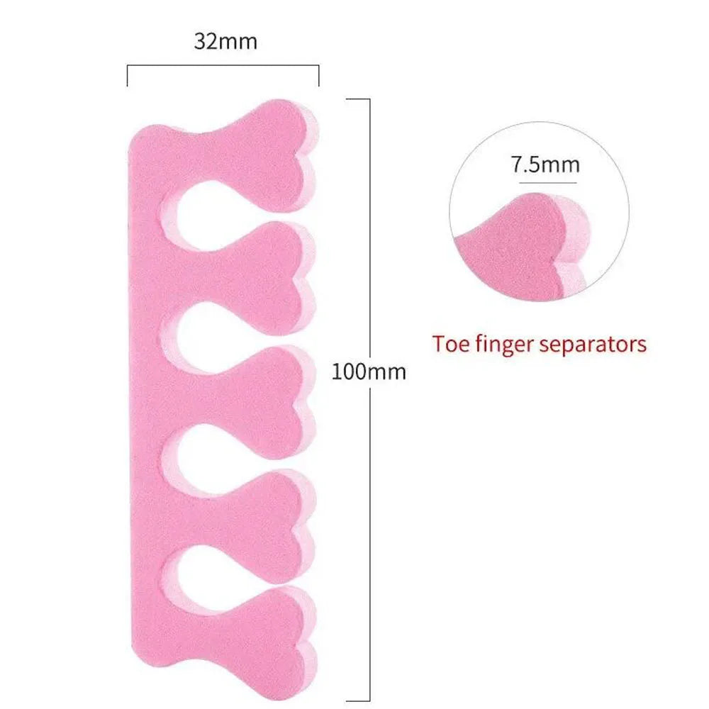 50/100 Stück Zehentrenner – Weiche Schwamm-Pads für Pediküre & Maniküre