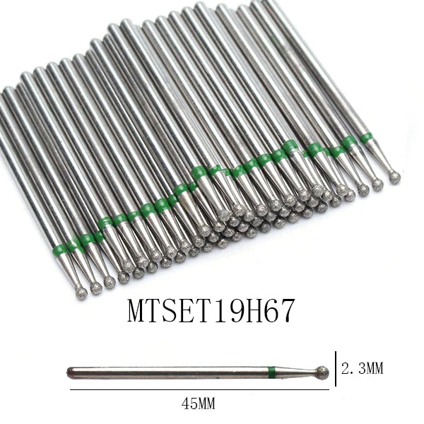 50x Diamant-Fräser für Nagelstudio – Bit-Set zur Nagelhaut- & Hornhautentfernung