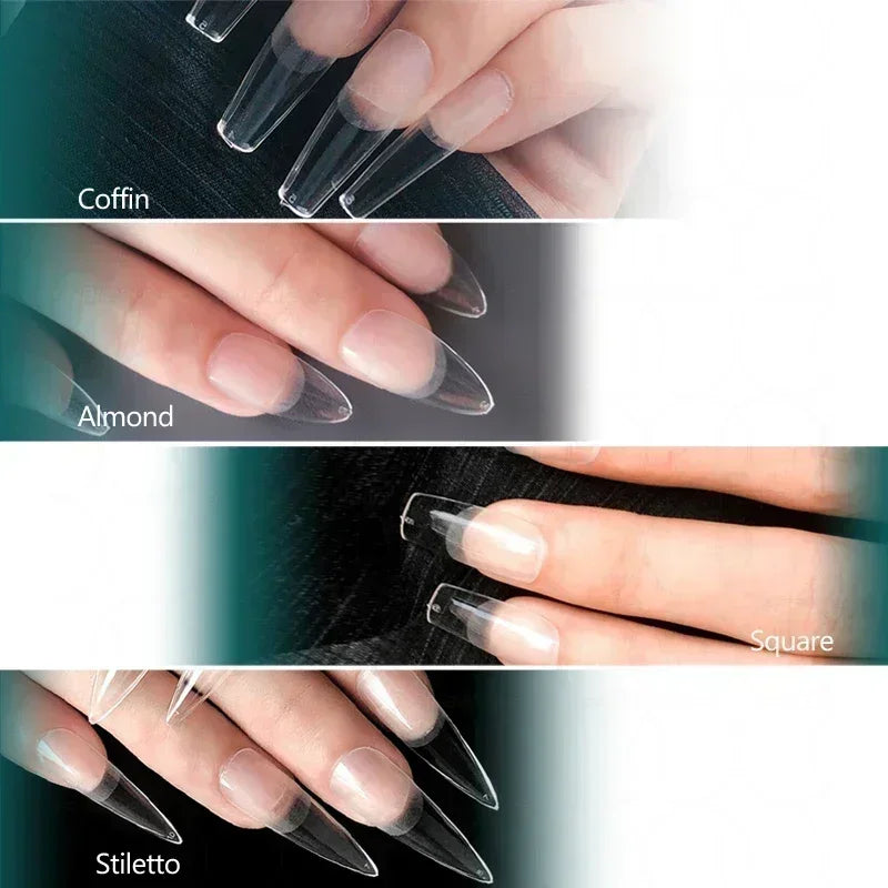Nageltips, Soft Gel Tips, Full Cover Nägel, Press On Nails, Fake Nails, Nagelverlängerung, NAILPOP