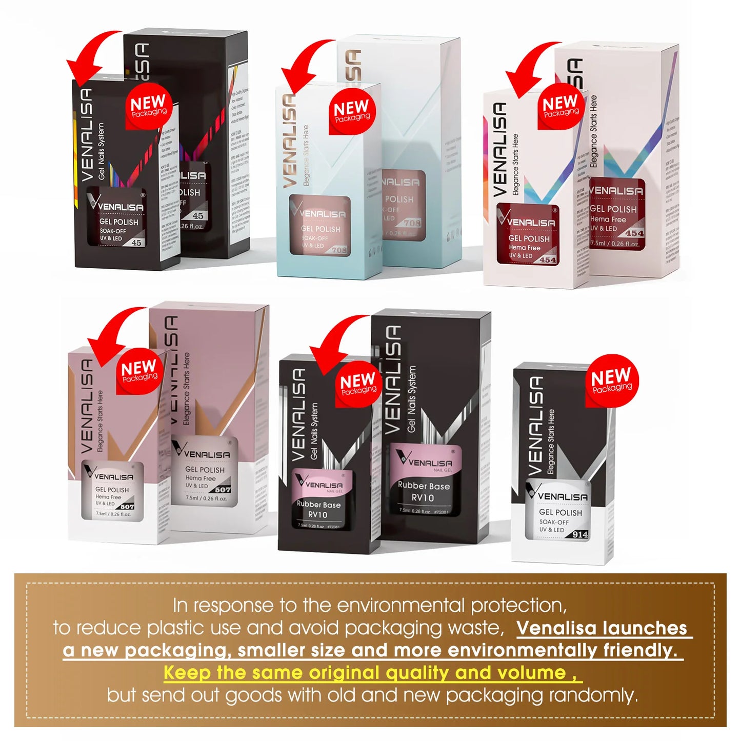 VENALISA 7,5ml Holographischer Camouflage UV-Gel-Lack – Glitzernd, langanhaltend, soak-off
