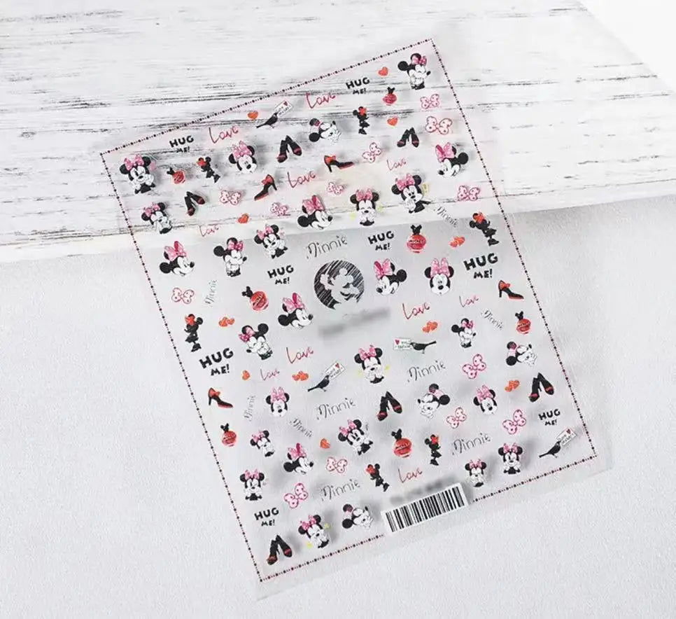Disney 5D Nail Sticker – Zootopia & Mickey Motive für kreative Nail Art