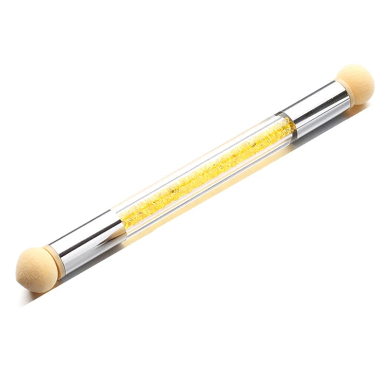 Sponge Pen für Nail Art – mit Ersatzköpfen für Farbverlauf, Glitzer & Puder