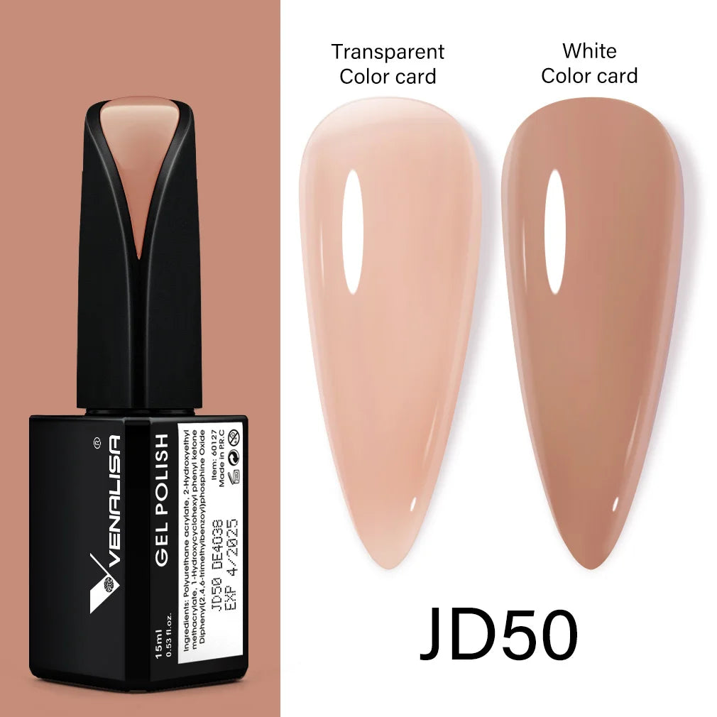 Venalisa French Jelly Gel – Semi Transparent, No Wipe, Long Lasting