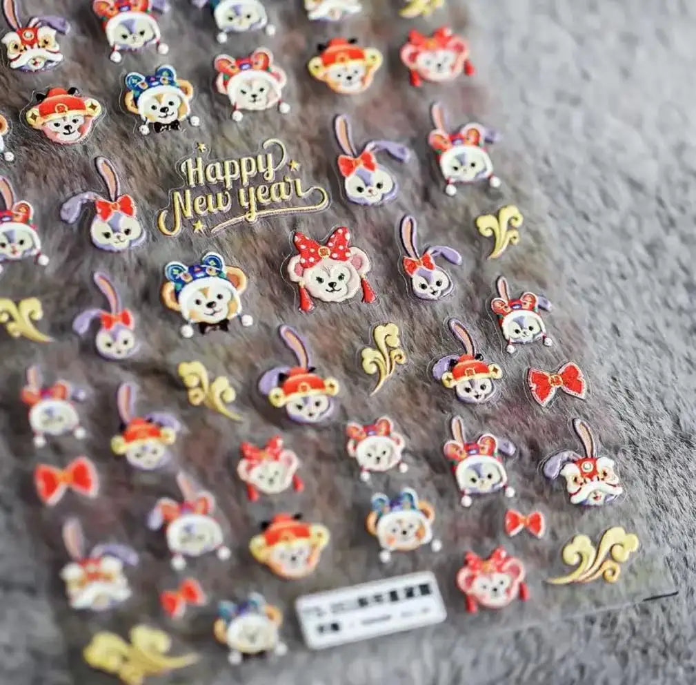 Disney 5D Nail Sticker – Zootopia & Mickey Motive für kreative Nail Art