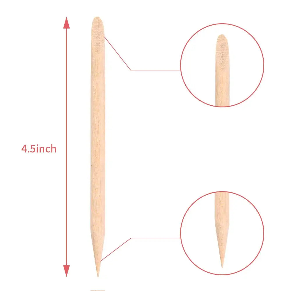 Orangewood Sticks für Maniküre – 100/500 Stück | 11,5 cm