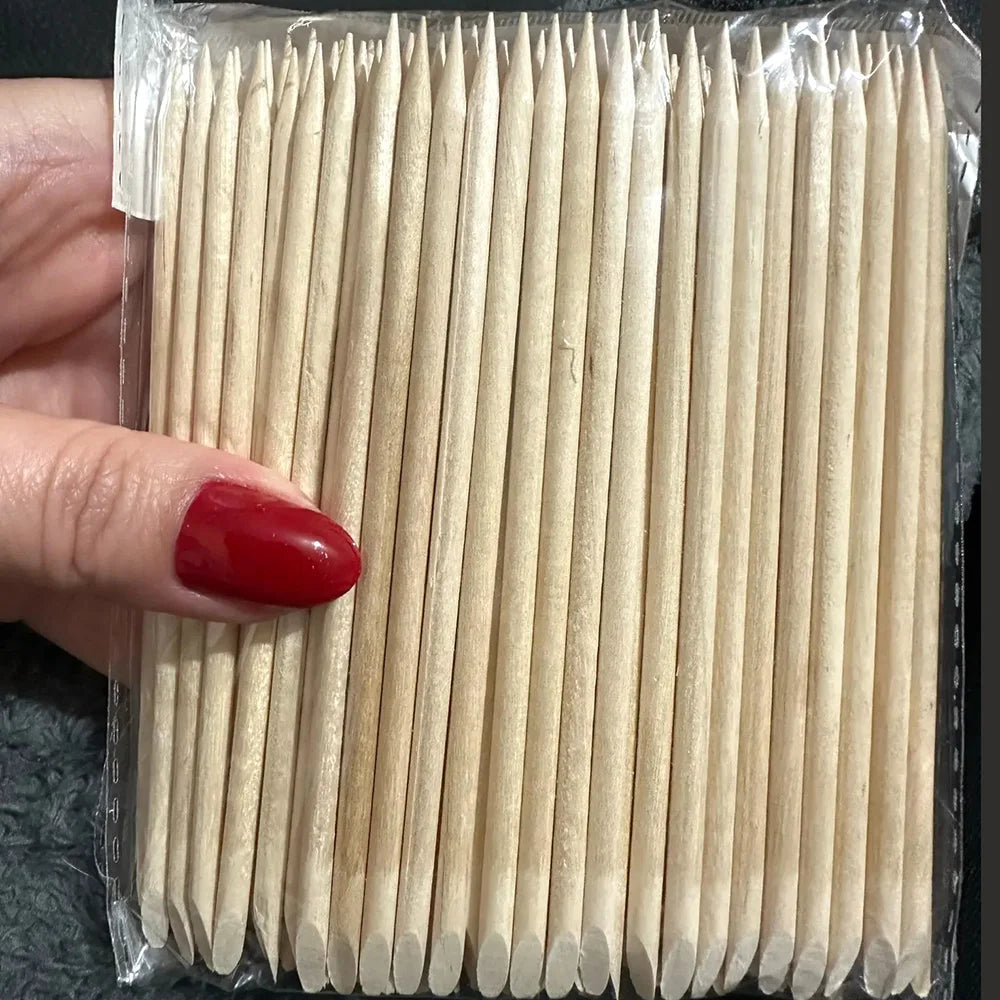 Orangewood Sticks für Maniküre – 100/500 Stück | 11,5 cm