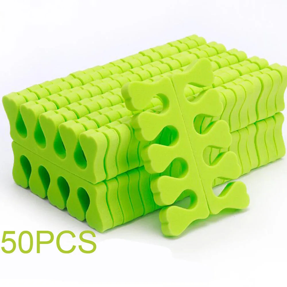 50/100 Stück Zehentrenner – Weiche Schwamm-Pads für Pediküre & Maniküre