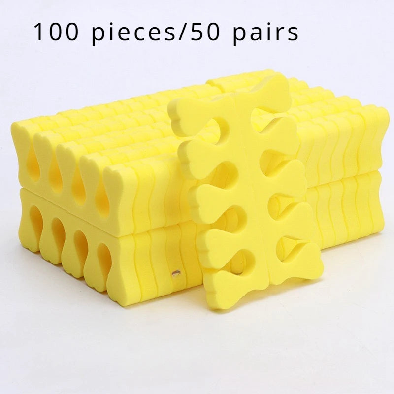 100/200 Stück Zehentrenner – Weiche Schwamm-Pads für Pediküre & Maniküre
