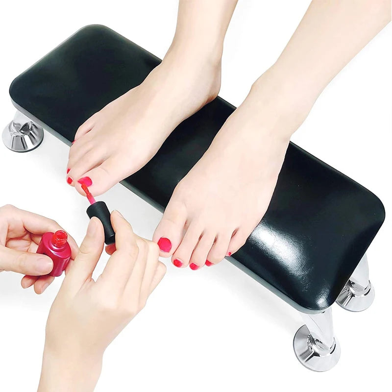 Manikürekissen mit Matte & Zubehör – Kunstleder, waschbar, Komplettset für Nail Art