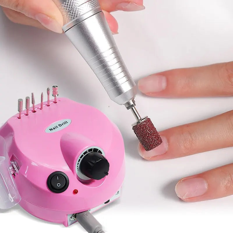 Elektrische Nagelfräse 35000 U/min – Profi-Maniküre- & Pediküregerät mit Aufsätzen