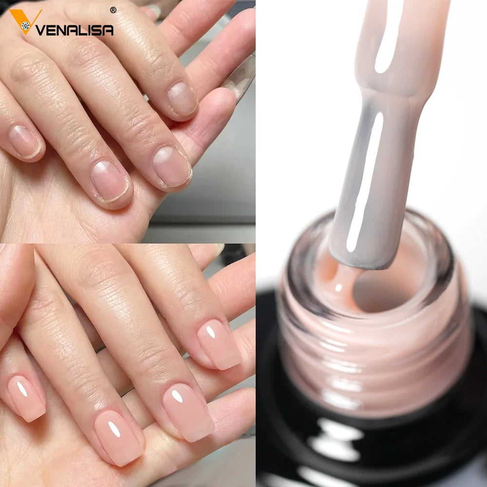 Venalisa Jelly Nude Gel – Semi Transparent UV Gel für Maniküre 2.