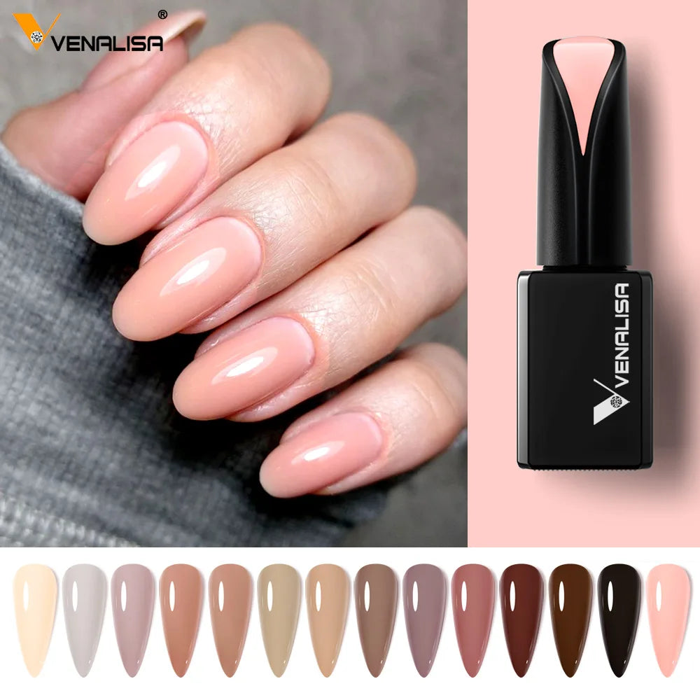 Venalisa French Jelly Gel – Semi Transparent, No Wipe, Long Lasting