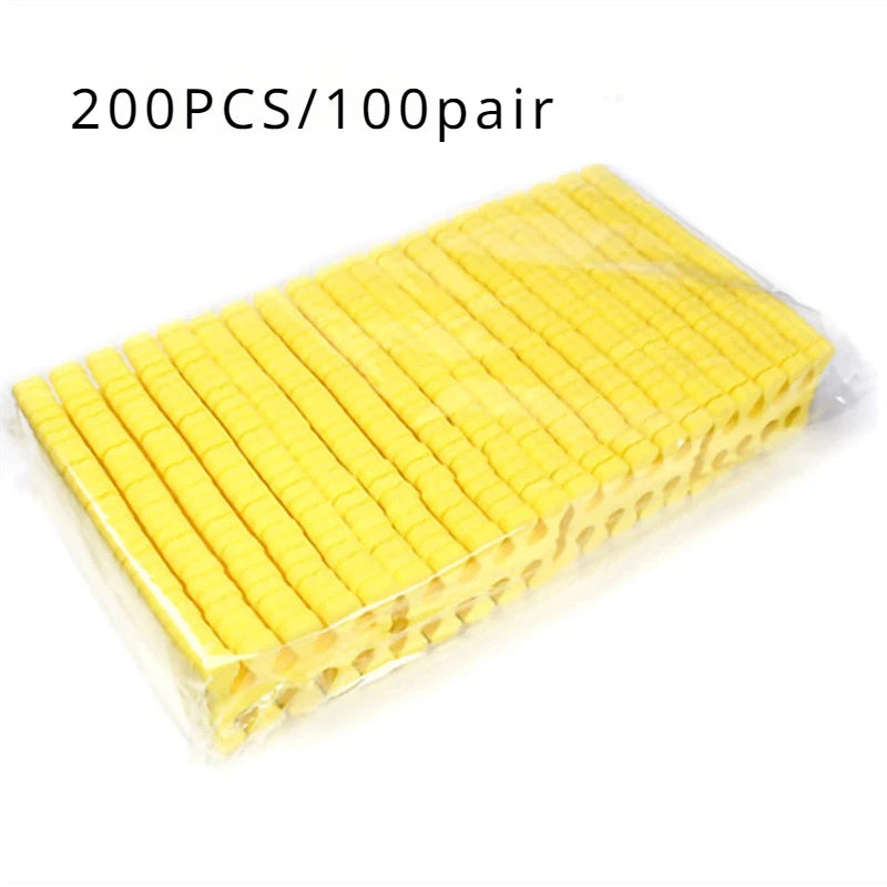 100/200 Stück Zehentrenner – Weiche Schwamm-Pads für Pediküre & Maniküre