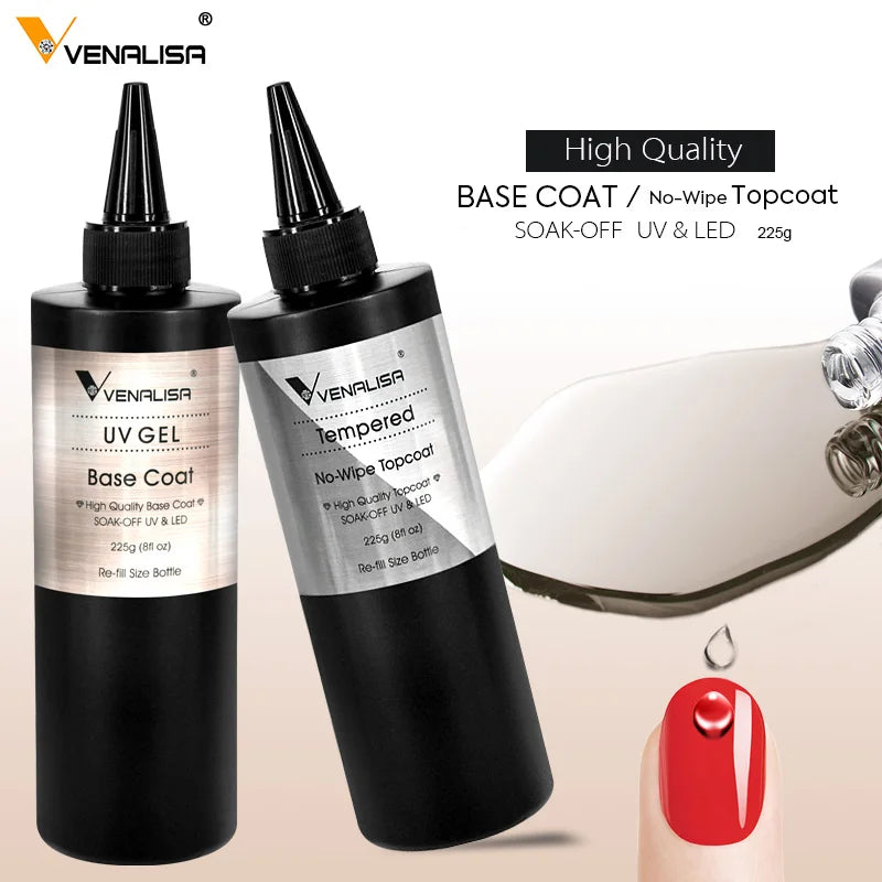 Venalisa Base & Top Coats – Nachfüllgrößen 30ml/225g
