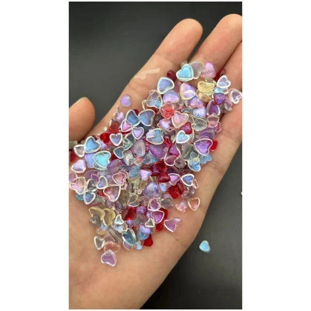 3D Nail Charms „Camellia“ – 20x Rosa Resin-Blumen für Aurora-Design