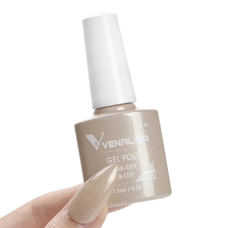 Venalisa GDCOCO Gel-Lack – 7,5 ml – Neon Sommerfarben, volle Deckkraft