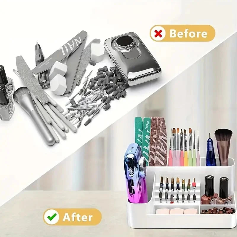 Nail Bit Halter mit 28 Löchern – Organizer für Fräser, Pinsel & Zubehör