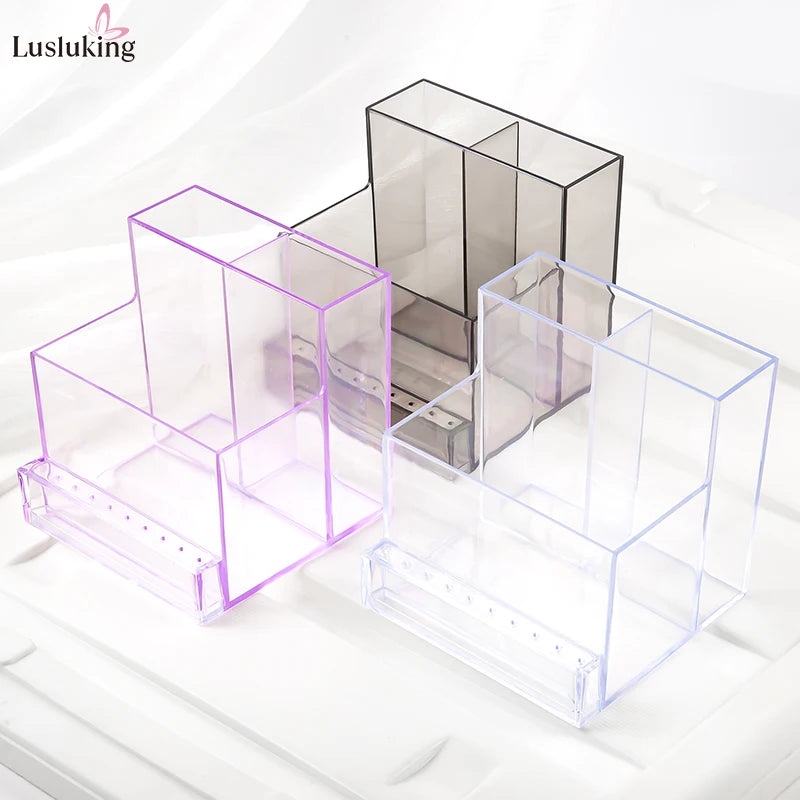 Acryl Organizer für Nagelzubehör – Aufbewahrungsbox für Fräser, Bits & Werkzeuge