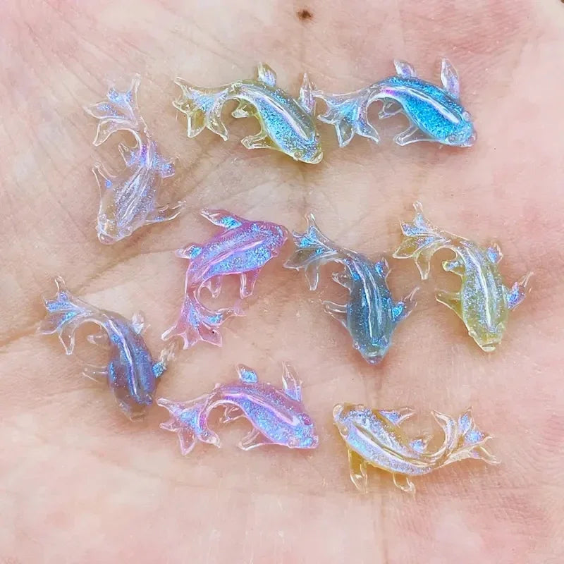 3D Nail Charms „Camellia“ – 20x Rosa Resin-Blumen für Aurora-Design