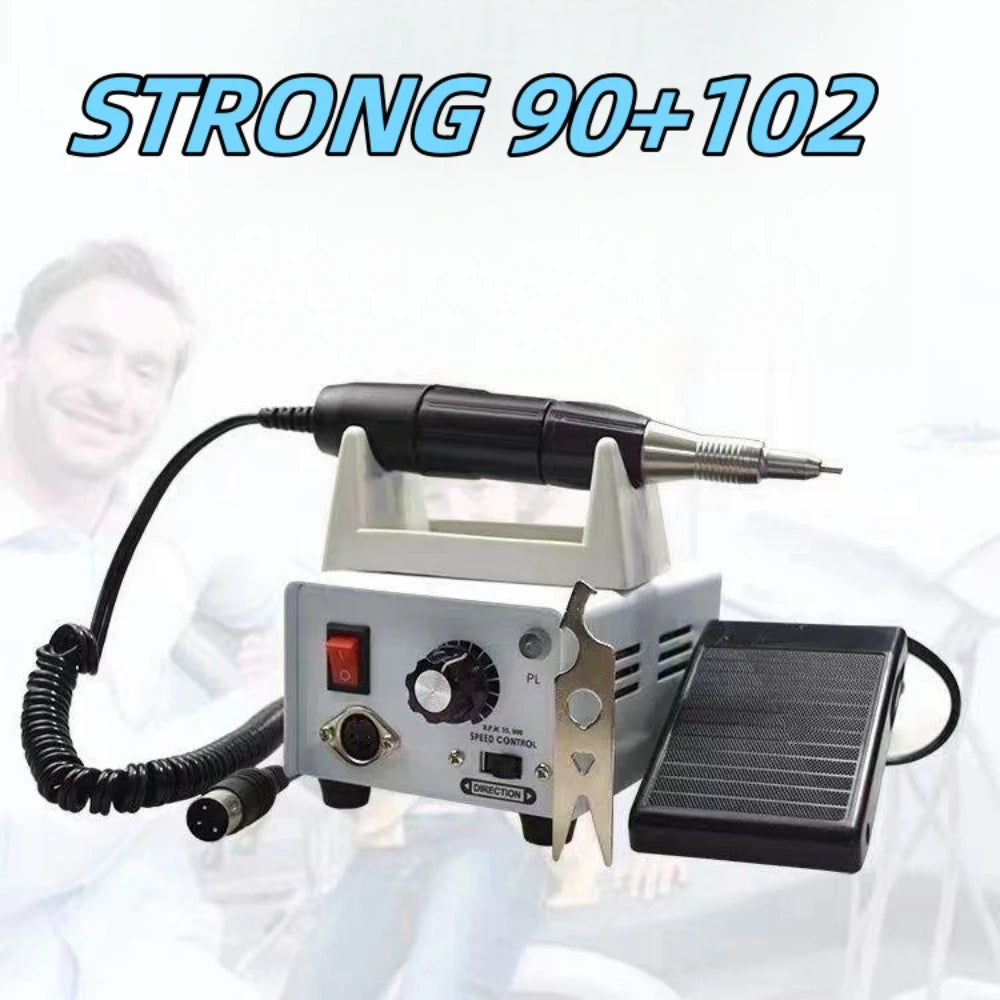 Elektrischer Nagelfräser STRONG 204 + 90 Basis & 102L Handstück – 65W