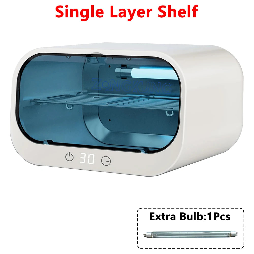 UV Sterilisator Box – 360° Ozon & UV-Desinfektion mit Timer für Beauty-Tools, Babyspielzeug & Handy