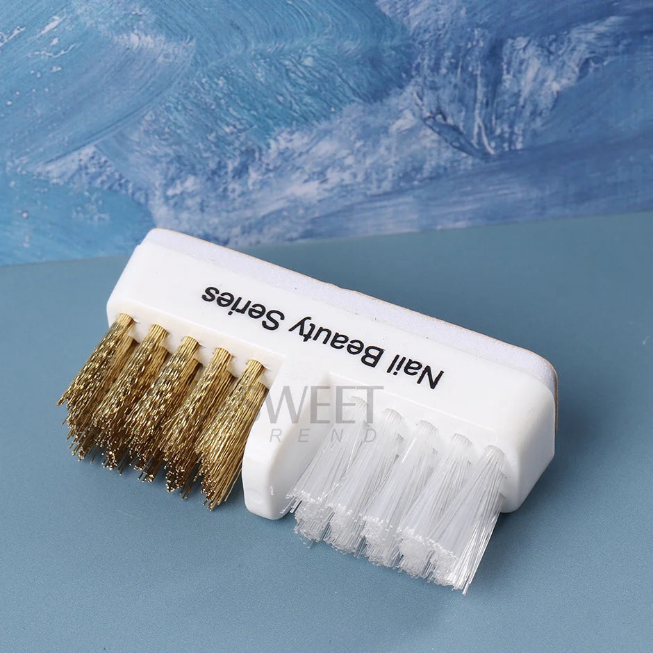 Kupfer-Draht Reinigungsbürste für Fräser – Dual-Bürste für Nagelfräser & Bits