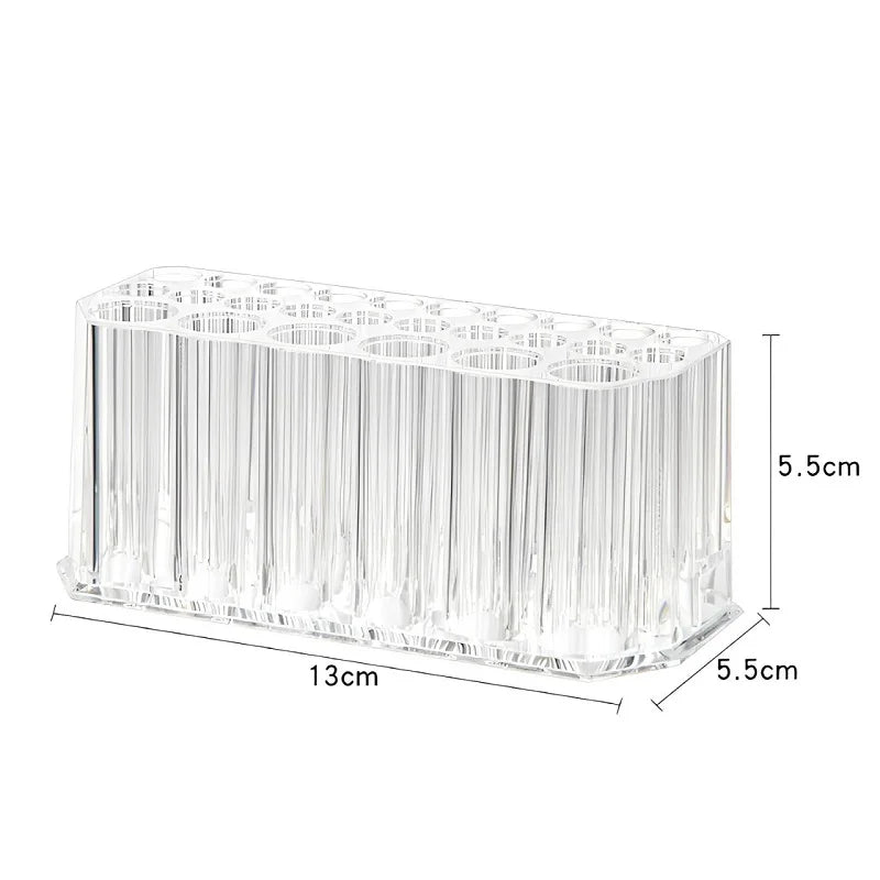 Acryl-Organizer mit 26 Löchern – Halter für Nailart-Pinsel & Kosmetik-Tools