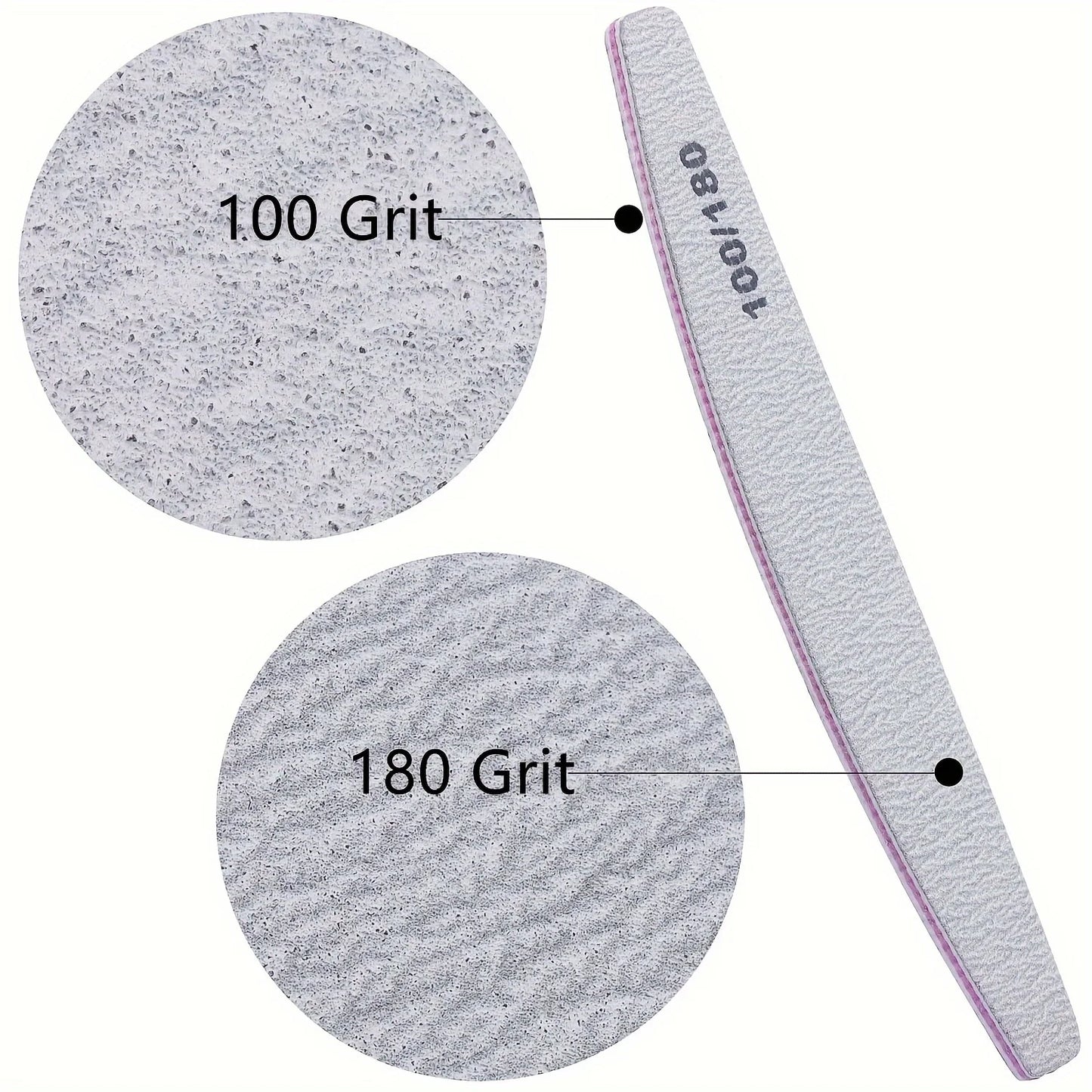 50Pcs Nail Files 100/180