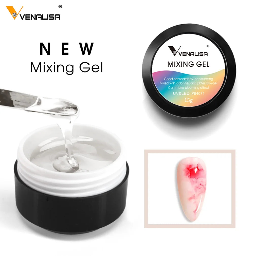 Venalisa Jelly Nude Gel – Semi Transparent UV Gel für Maniküre 2.
