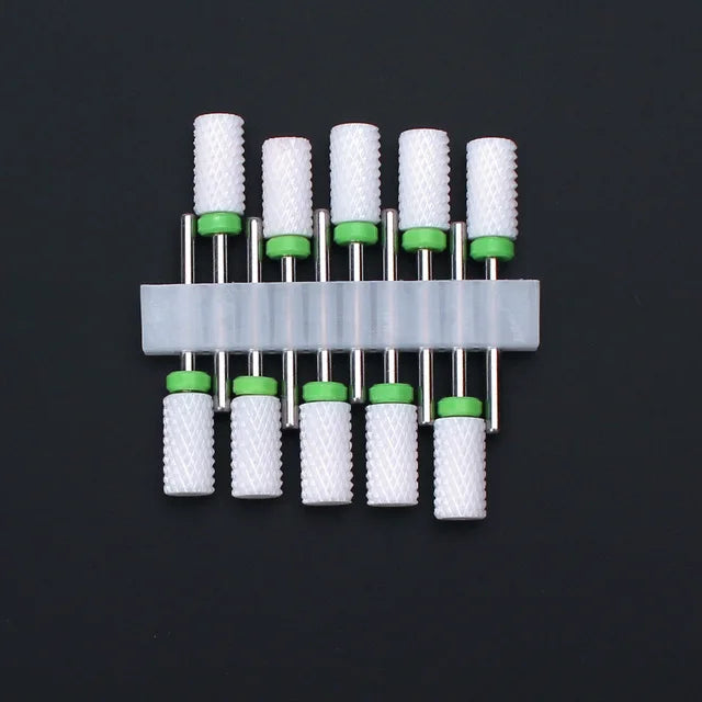 10 Stück Keramik Nagelfräser Set – Für elektrische Nagelfeile, Gelentfernung, Maniküre & Nagelhautpflege