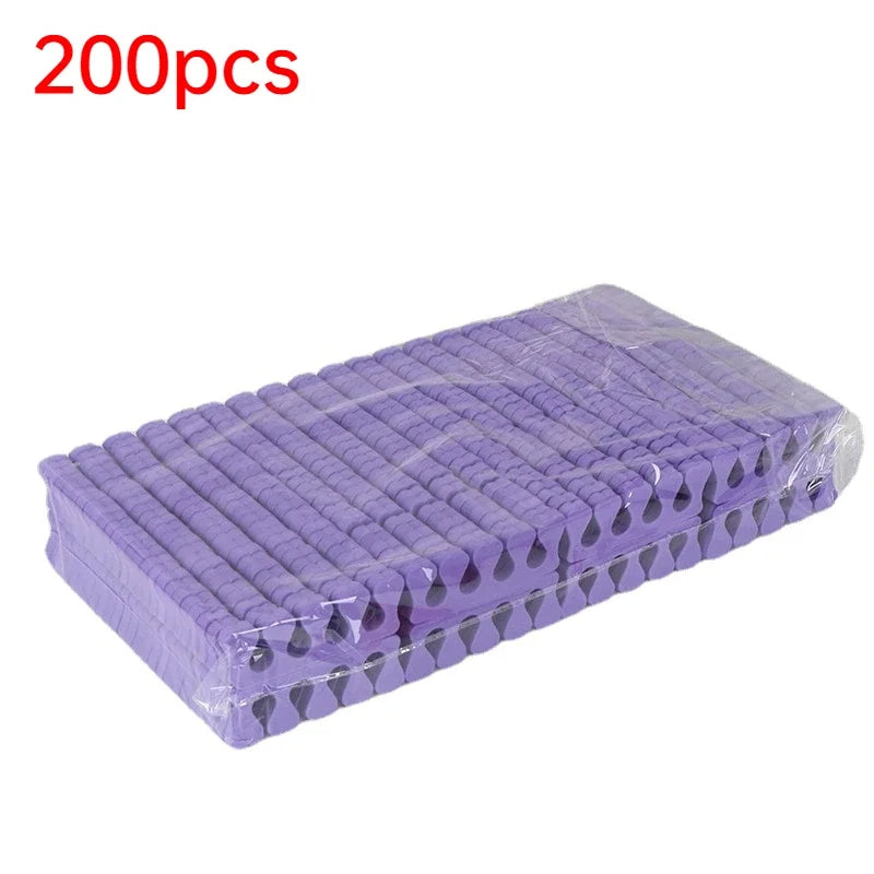 100/200 Stück Zehentrenner – Weiche Schwamm-Pads für Pediküre & Maniküre