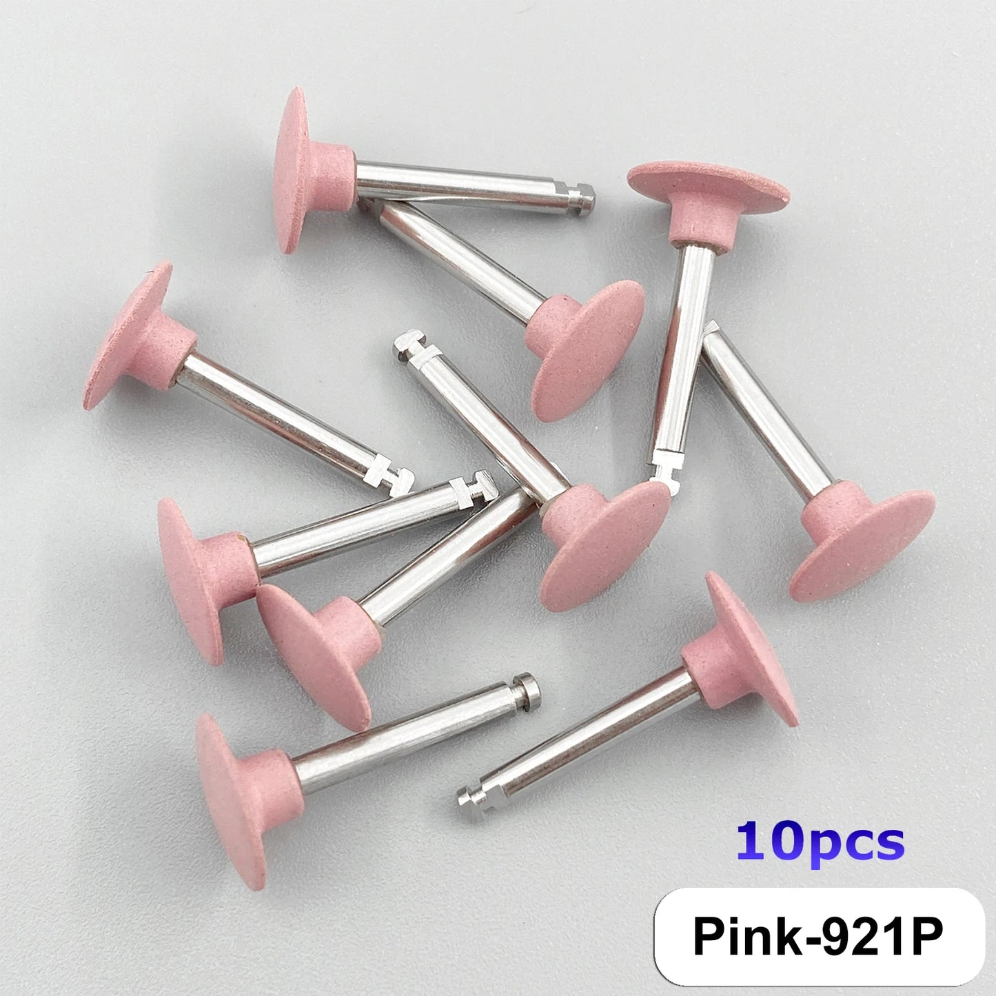 WELLCK Silikon-Polieraufsätze – 10/12 Stück Set für E-Feile, Politur & Finish (Nail & Dental Art)
