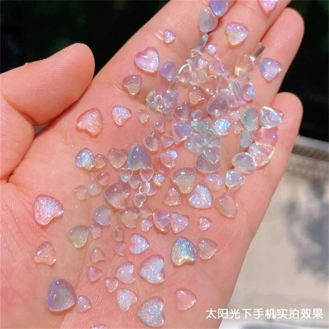 3D Nail Charms „Camellia“ – 20x Rosa Resin-Blumen für Aurora-Design