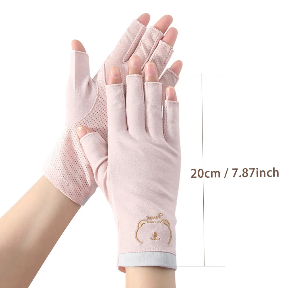 UV-Schutz Handschuhe für Maniküre – 1 Paar | Fingerlos