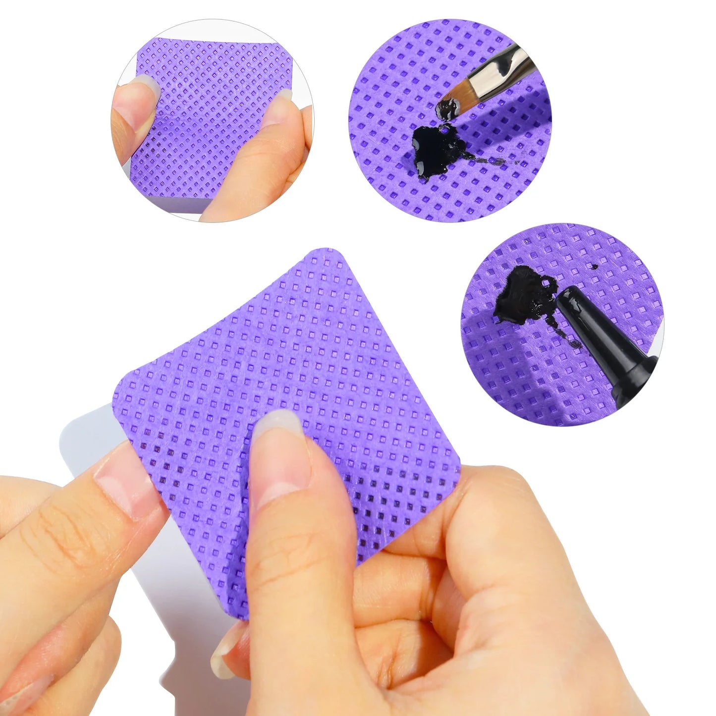 Reinigungspads für Nägel – 300/600 Stück | Fusselfrei & Einweg